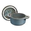 Staub Ceramic Mini Cocotte Round 10cm (Antique Blue-Green)