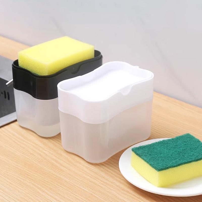 Kitchen Dishwashing Liquid Dispenser With Automatic Dispensing Box And Press-Type Dispensing