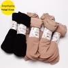 Women's Ultra-Thin Breathable Summer Short Socks: Anti-Snag Cotton Crystal Nude Steel Wire Design