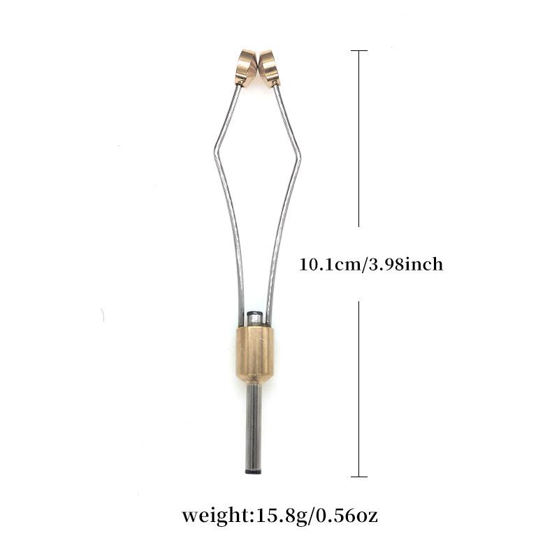 

XB Двойной Керамический Инструмент для Вязания Мушек - Гладкий Латунный Намотчик, Безопасный для Лески Рыболовный Аксессуар