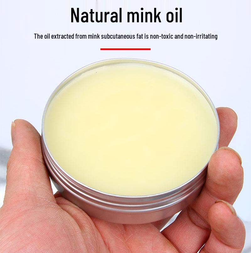 High-End Genuine Leather Mink Oil Care Cream for Jackets and Women's Bags - Moisturizing Maintenance