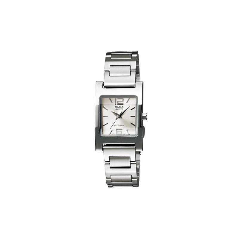 

Casio STANDARD series retro pointer series, life waterproof, quartz movement, stainless steel strap, Japanese and Korean watch, women s LTP-1283D-7A белый