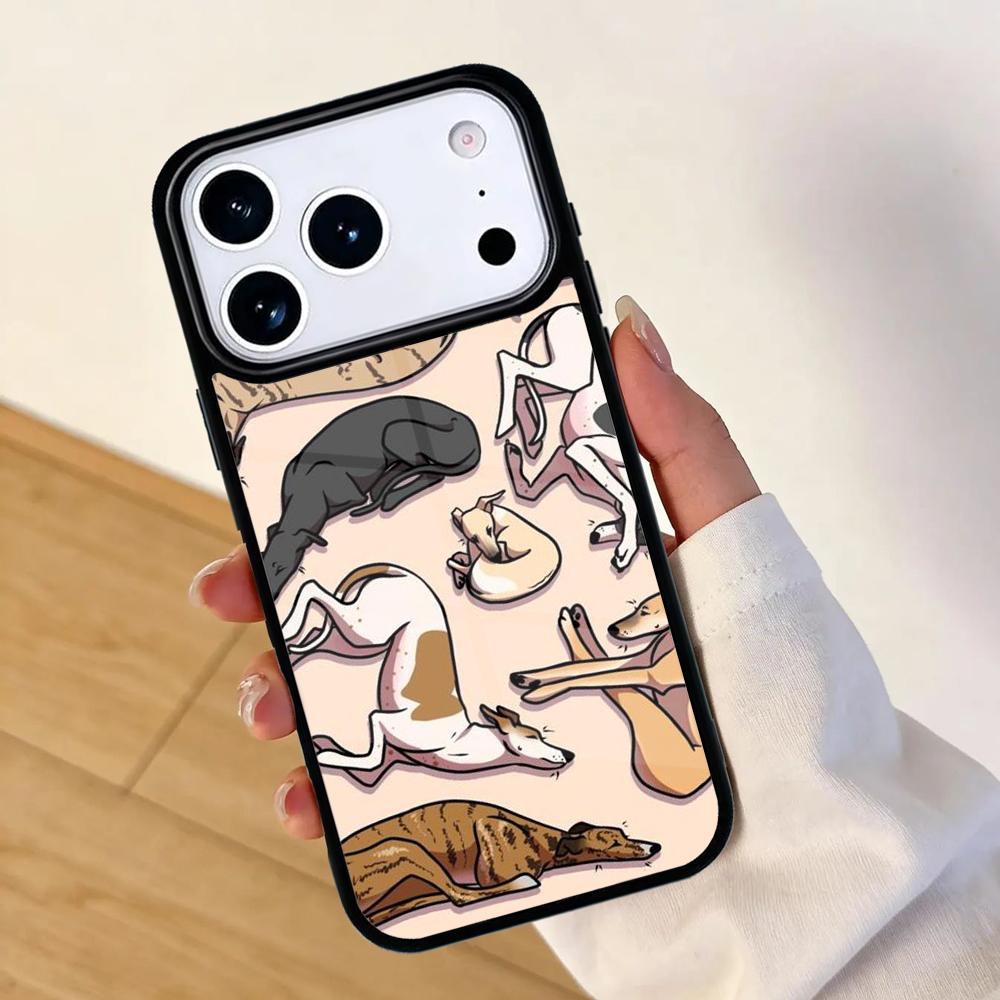 Greyhound Mobile Phone Case for IPhone 17 AIR 16pro Max 15 14 13 12 11 Bumper Cover