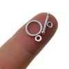 100X OT Toggle Clasp Hook Silver Jewelry Making Necklace Bracelet DIY
