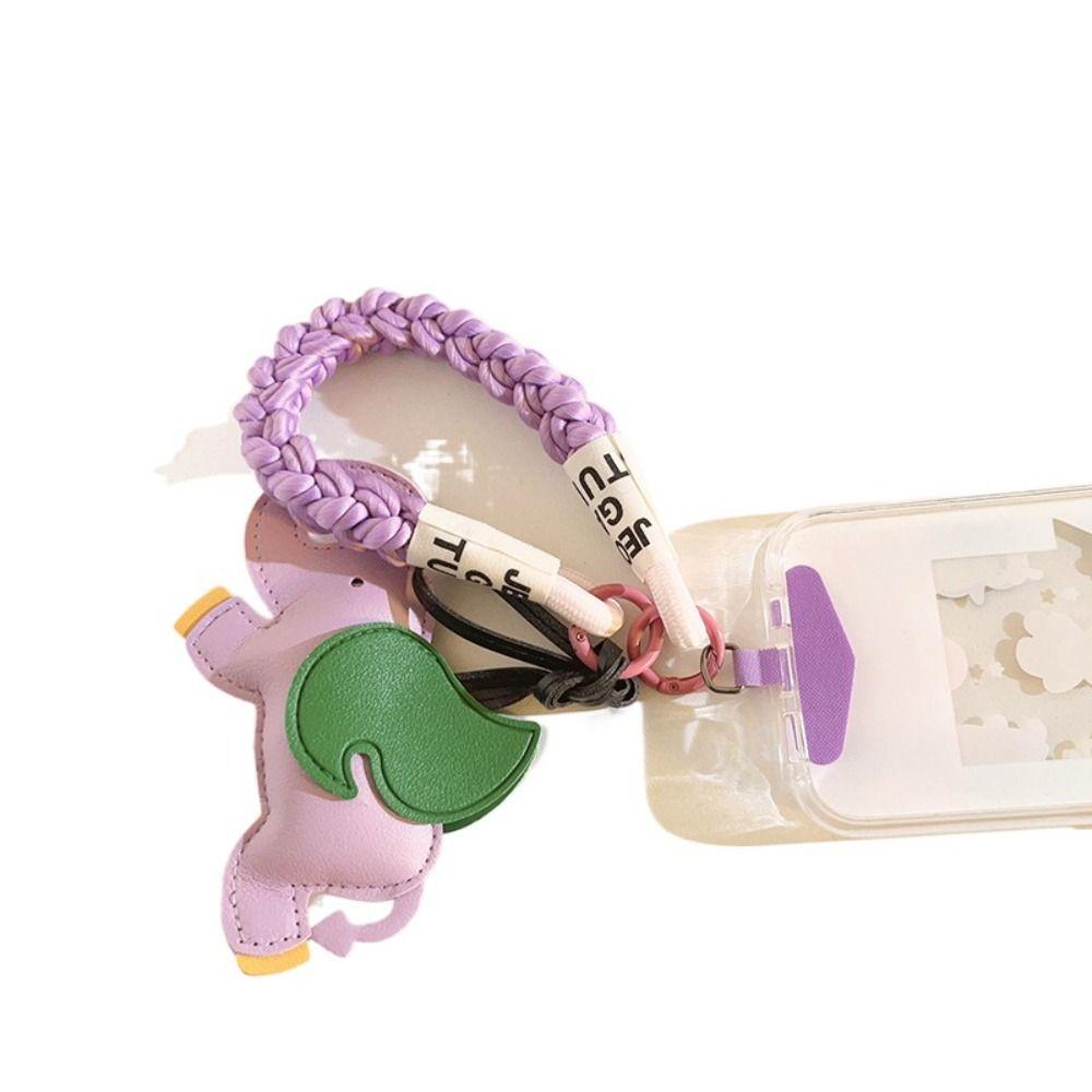 Animal Pendant Elephant Keychain Flying Wings Key Chain Holder Keyring Accessories Car Accessories