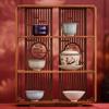 Su's Ceramic Dunhuang Aesthetic Gaiwan Kung Fu Tea Set Gift Box
