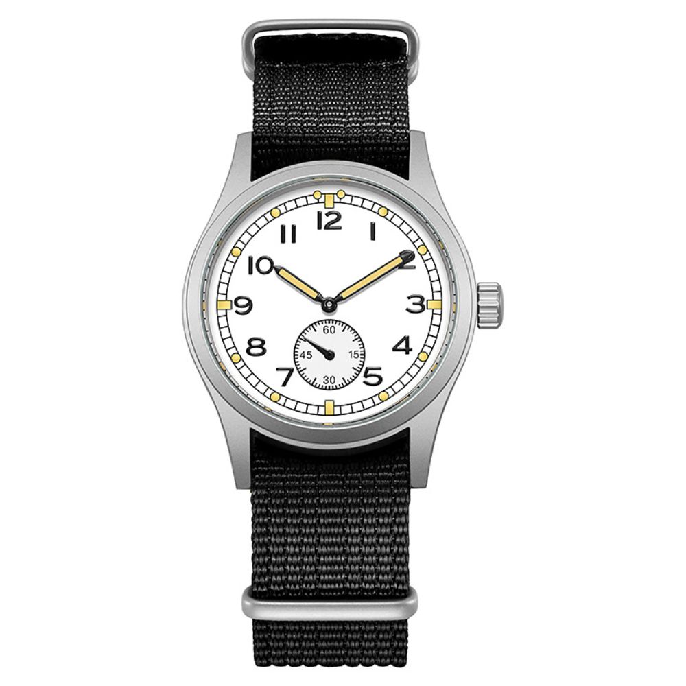Analog Quartz Wristwatch Small Second Sub-Dial Retro Watch Vintage Luminous Watch Outdoor