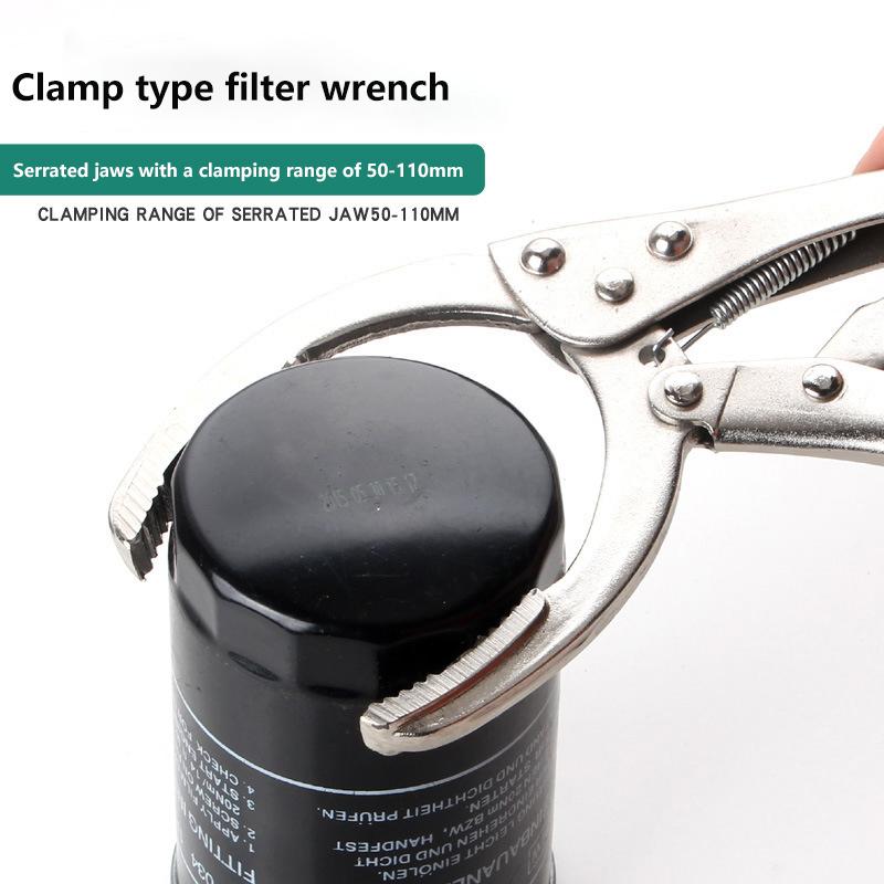 1 bucată instrument de dezasamblare a mașinii clemă cheie pentru filtru cheie pentru grilă de ulei pentru schimbarea uleiului cheie reglabilă multifuncțională pentru filtru de ulei de motor