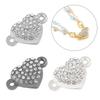 Useful Necklace Bracelet Connector Buckle Extender Connector Hook Rhinstone Magnetic Clasps New Accessories Silver Gold DIY