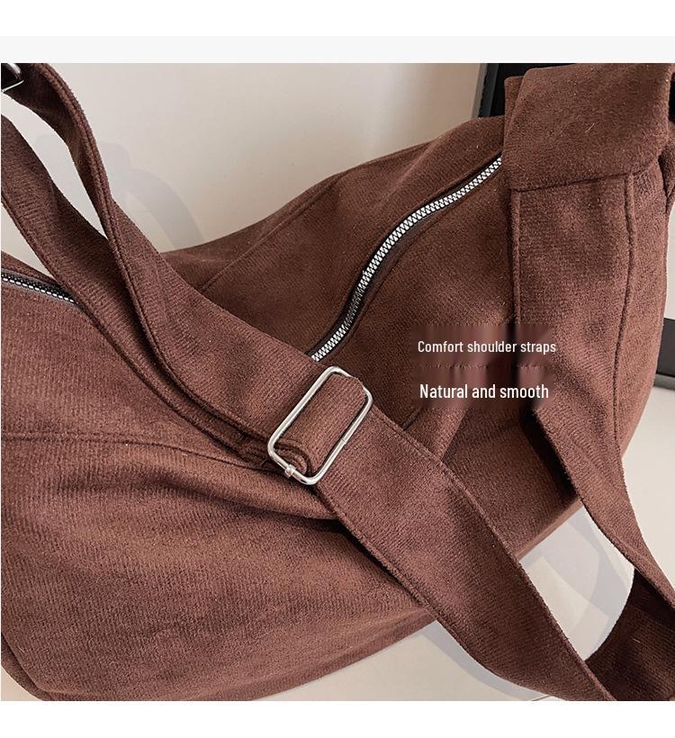 High-End Versatile Crossbody Shoulder Tote - Large Capacity, Commute-Friendly, Lazy Style