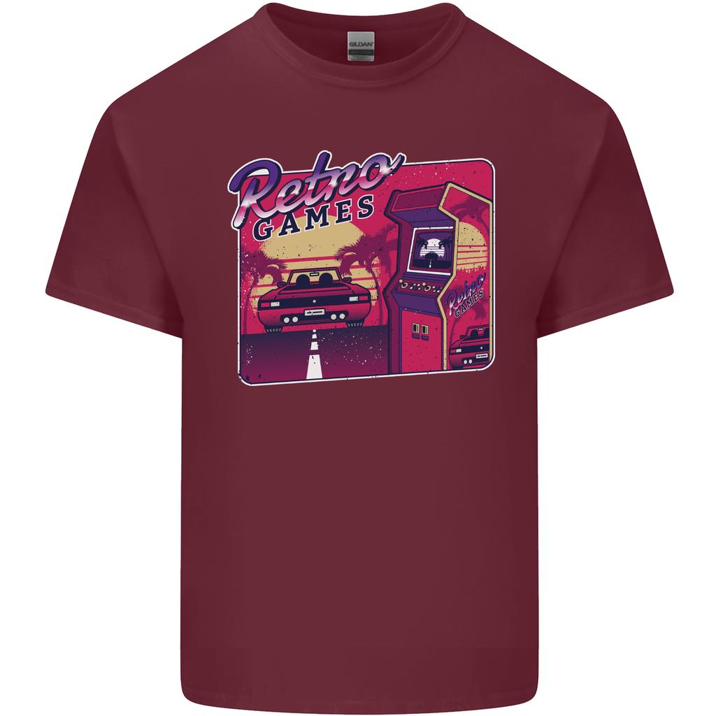 Retro 80s Arcade Games Unisexs Light Cotton TShirt