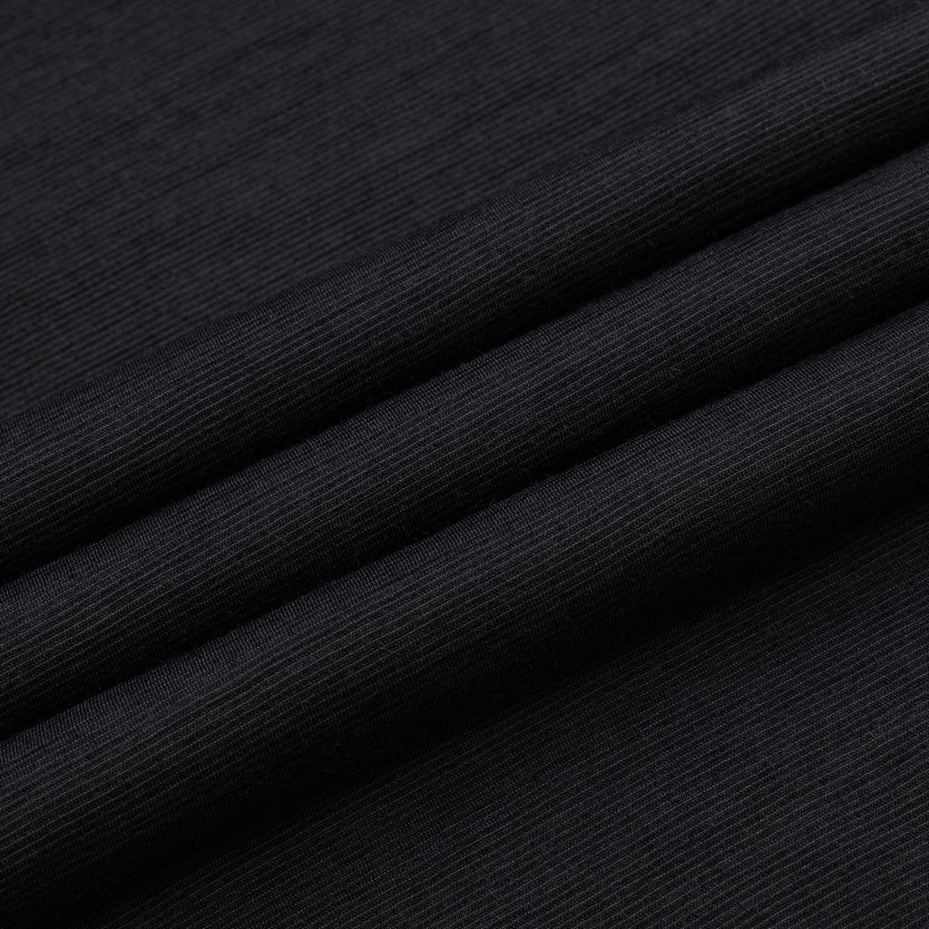 Anta Champion Mens Short Sleeve Knitted T-Shirt Summer Sports Tee Men Tops Basic-Black 152620107-4