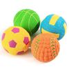 SCHITEC Dog Toy Balls with Sound Function of Chew Teeth Relieves Exercise and Educational Suitable for Small and Medium Dogs [Set 4 Baseball, Soccer,