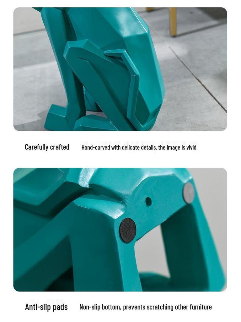 Moderne Luxus Mosaik Dobermann Schlüsselablage für Wohnzimmerdekoration