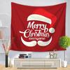 Year 'S Decoration Room Tapestry Santa Claus Series Tapestry Print Home Hanging Beach Cloth Living Room Bedroom Wall Hanging