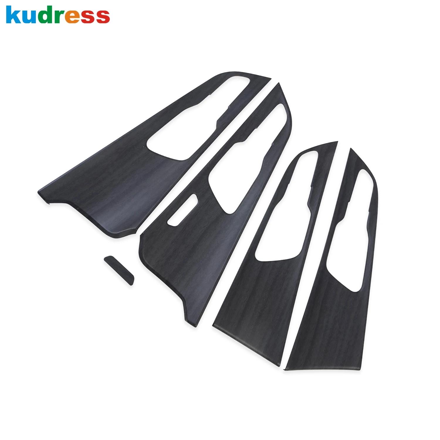 

Car ide Inner Door Handle Bowl Panel Cover Trim For KIA Sportage NQ5 2024 Carbon Fiber Interior Accessories Wood Grain