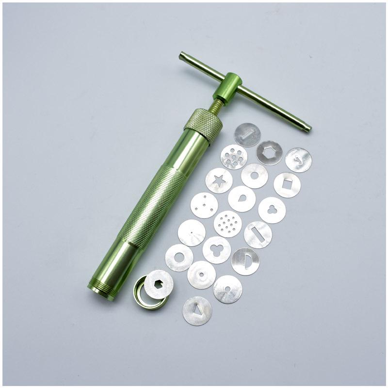 20 Fancy Pattern Extruder Molds: Stainless Steel Clay Shaping Tools