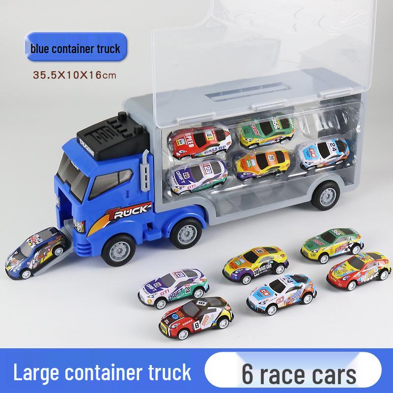 Modello di Auto Giocattolo Camion dei Pompieri da Corsa in Lega per Bambini