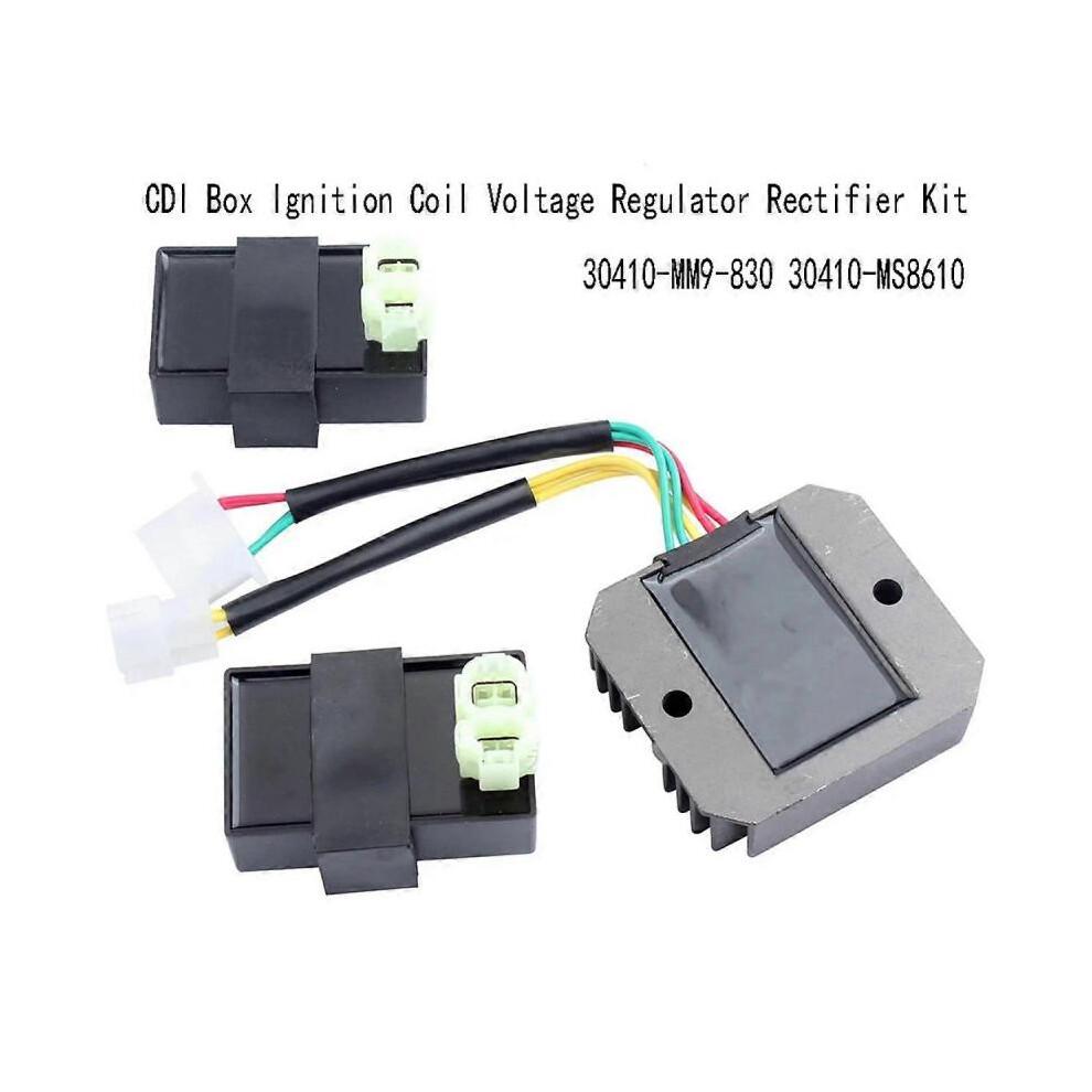 CDI Box Ignition Coil Voltage Regulator Rectifier Kit for XL600V Transalp XRV650 Africa 30410-MM9-830 30410-MS8610