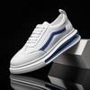 Men's Spring Casual White Shoes with Air Cushion Sole – Korean Style Trendy Sneakers