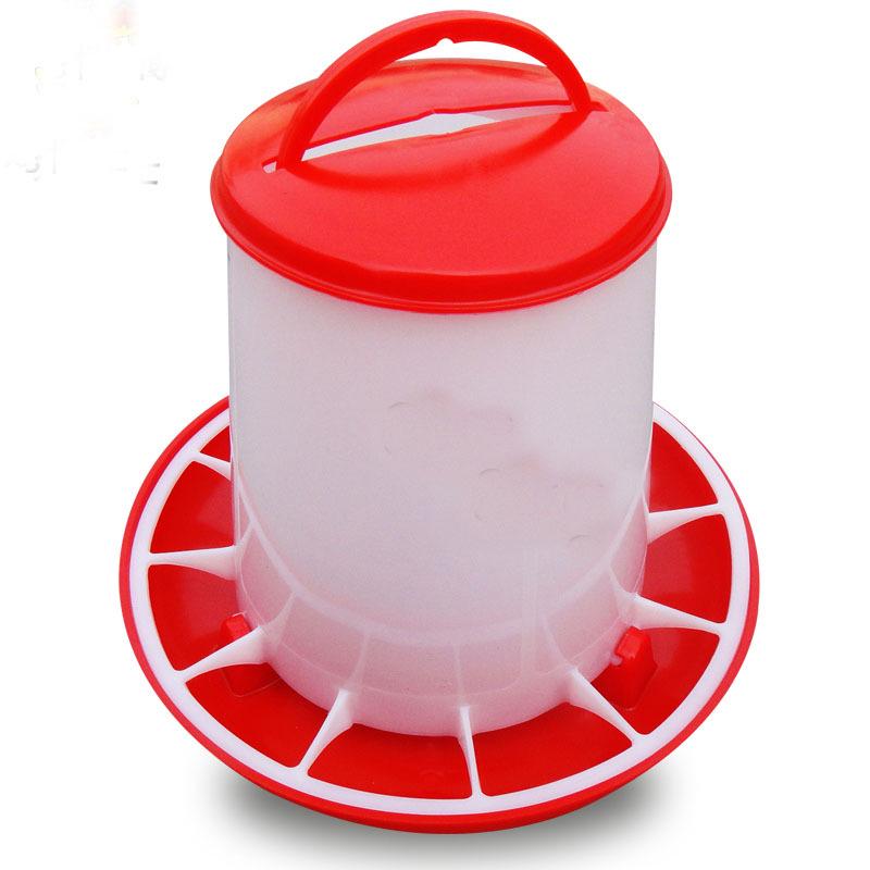 1.5kg Poultry Feed Bucket for Chickens, Ducks, Geese: 3kg Feeder Trough