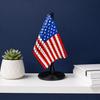 Cota de Malha com Bandeira dos EUA Decoração Patriótica para Mesa, Escultura da Bandeira Americana Impressa em 3D, Decoração de Mesa para o 250º Aniversário do Dia da Independência para 4 de Julho