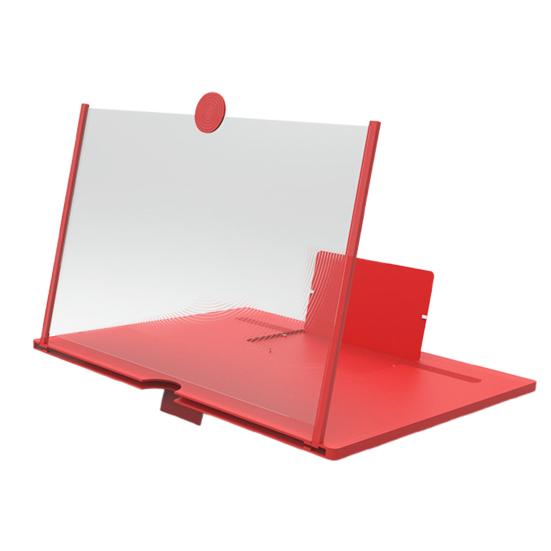 3D Telefonskjermforstørrer Sammenleggbar Mobiltelefonforstørrerskjerm for Filmer Spill Universelt Stativ for Alle Telefoner