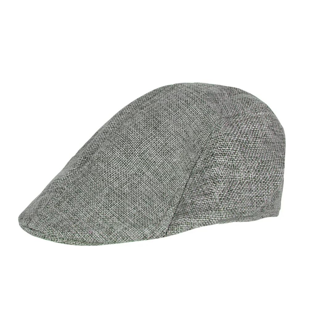 New Classic Hat for Men Caps Vintage Vintage Tweed Beret Hat Flat Peaked Cap Street Hats for Women Men