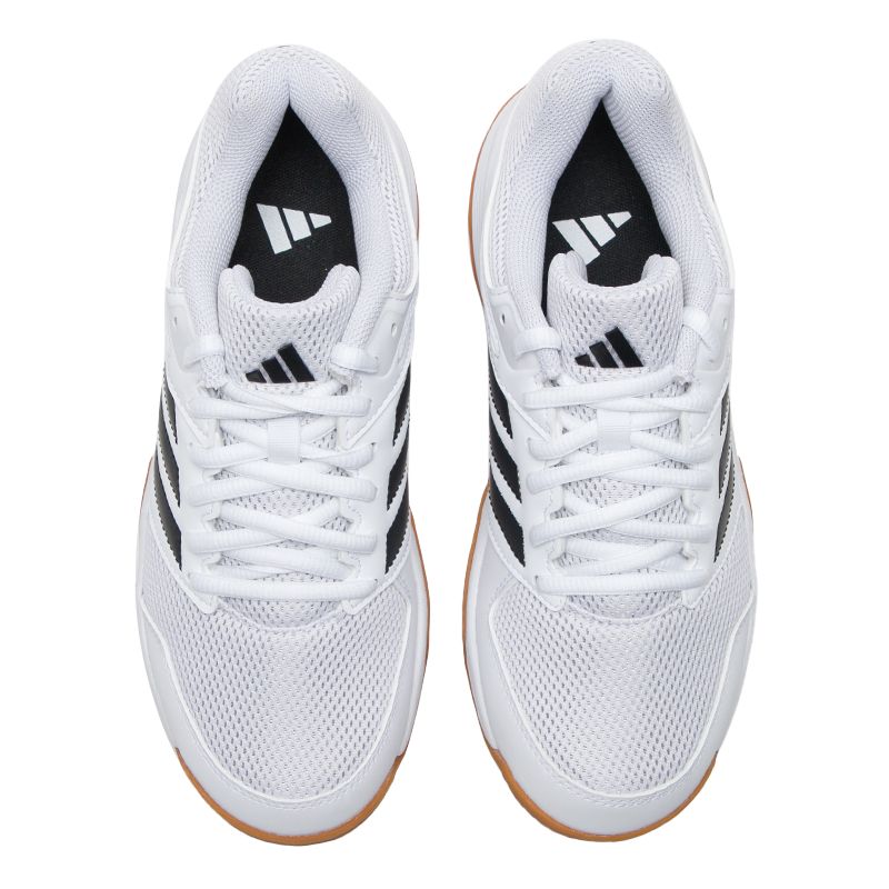 adidas Speedcourt Bequeme Vielseitige Rutschfeste Strapazierfähige Low-Top Trainingsschuhe Damen Sneaker Weiß Schwarz IH3159