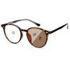 [Cyxus] "Magic Glasses" Photochromic Lenses, Blue Light Blocking, UV Protection, Boston Frame, Tortoiseshell