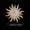 Sunflower Suit Lapel Pin Metal Men Brooch Vintage Fashion Suit Collar Pin  Collar Decoration