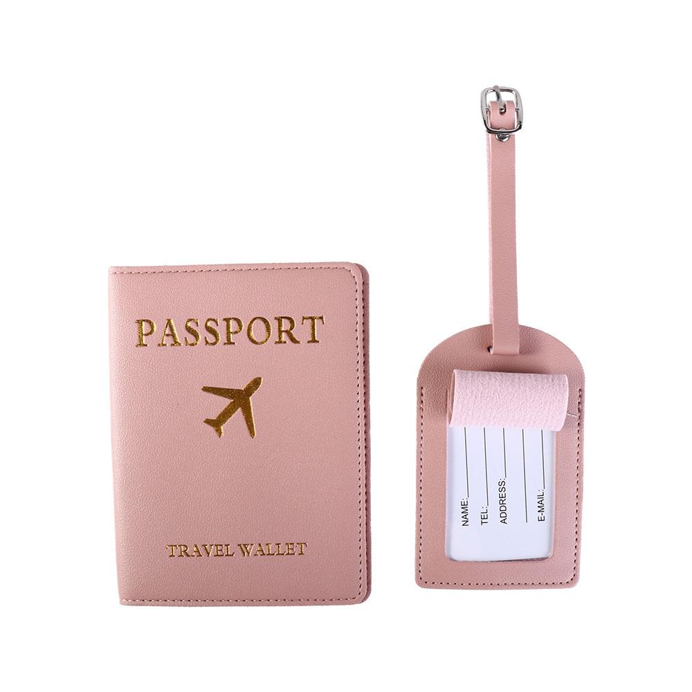 Travel Accessories Name ID Address Luggage Tag Passport Cover Passport Holder Airplane Suitcase Tag
