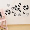 12Pcs/Set Football Soccer PVC Wall Art Sticker Decal Boys Bedroom Home Decor ADM