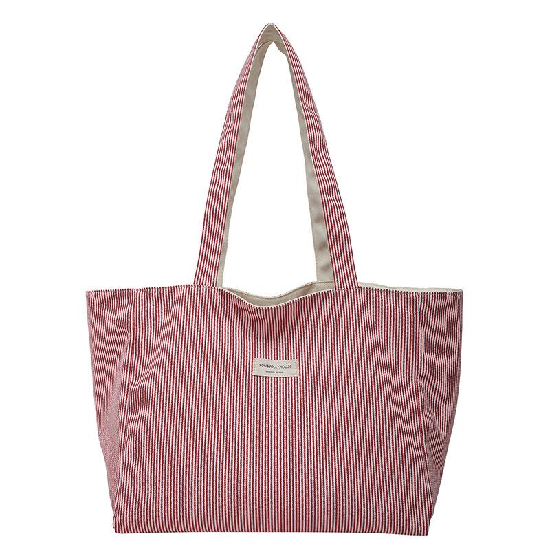 Casual Lazy Wind Underarm Bag Women's Bag  New Large Capacity Canvas Bag Double Shoulder Back One Shoulder Tote Bag