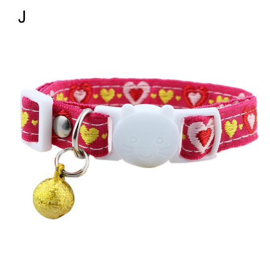 Pet Necklace Colorful Grids Pattern Anti-suffocation Fine Workmanship Breakaway Pet Cats Collars