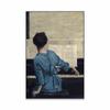 Vintage Portret van een Jonge Vrouw Poster Renaissance Vrouw Die Piano Speelt Olieverf Canvas Schilderij Slaapkamer Muurkunst Decor