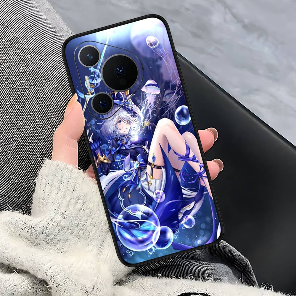 Genshin Impact Furina Phone Case For Huawei P 8 9 10 20 30 40 50 Pro Lite Psmart Honor 10 Lite 70 Mate 20lite