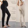 Maternity Leggings with Belly Support: Thin, Plus Velvet Pantyhose with Vertical Stripes for Spring/Autumn Outerwear.