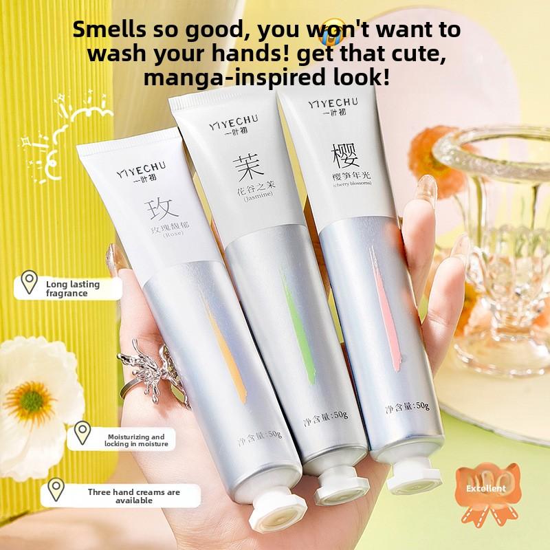 Cremă de mână hidratantă pentru bărbați și femei Hidratantă Blocare a umidității Anti-crăpare Revigorantă Non-grasă Parfum de lungă durată