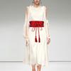 Japanese Style Clothing Kimono Wide Belt Women Sash Tie Streetwear Hanfu Belt Chinese Embroidered Fower Tassel Bandage Belt