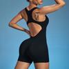 Backless Body Shapers Women Tummy Control Jumpsuits Shapewear High Elastic Slimming Bodysuit  Sport