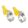 10pcs 10-38mm Adjustable Hand Hose Clamps Worm Driving 201 Stainless Steel Pipe Clips Tube Wriggle Hose Clamp Pipe Clip