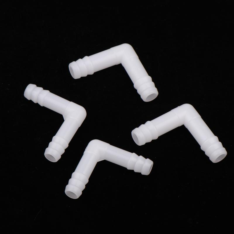 5Pcs 8/10Mm Pe Elbow Connector Aquarium Tank Air Pump Hose Pagoda Joint Watering Irrigation Garden Water Pipe Connector