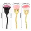 Rose Shape Design Nail Dust Brush Multifunctional Manicure Brush  For Beauty Manicure