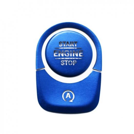 For Benz A Class W177 19-20 Blue Engine Start Stop Switch Button Cover Sticker