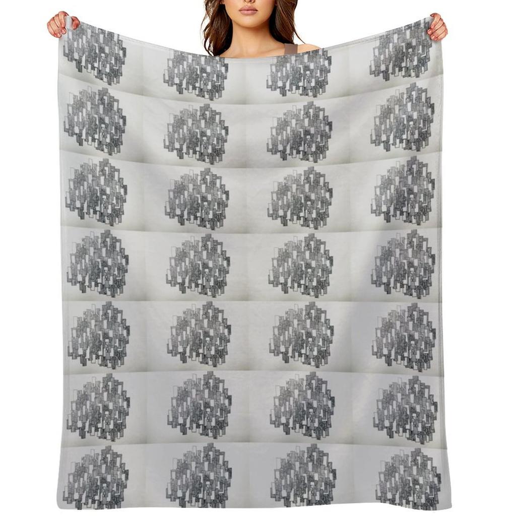 Abstract Throw Blanket Sofa Throw Plaid Warm for Winter Extra Large Throw Blankets
