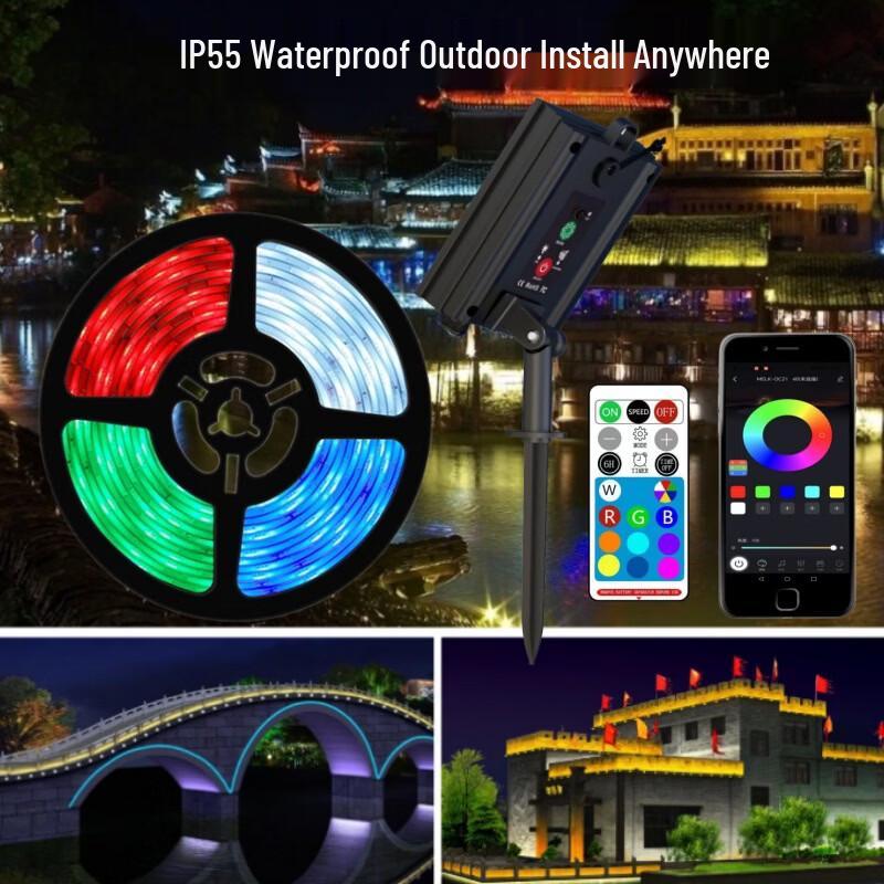 Nufeng Solar LED Camping String Lights