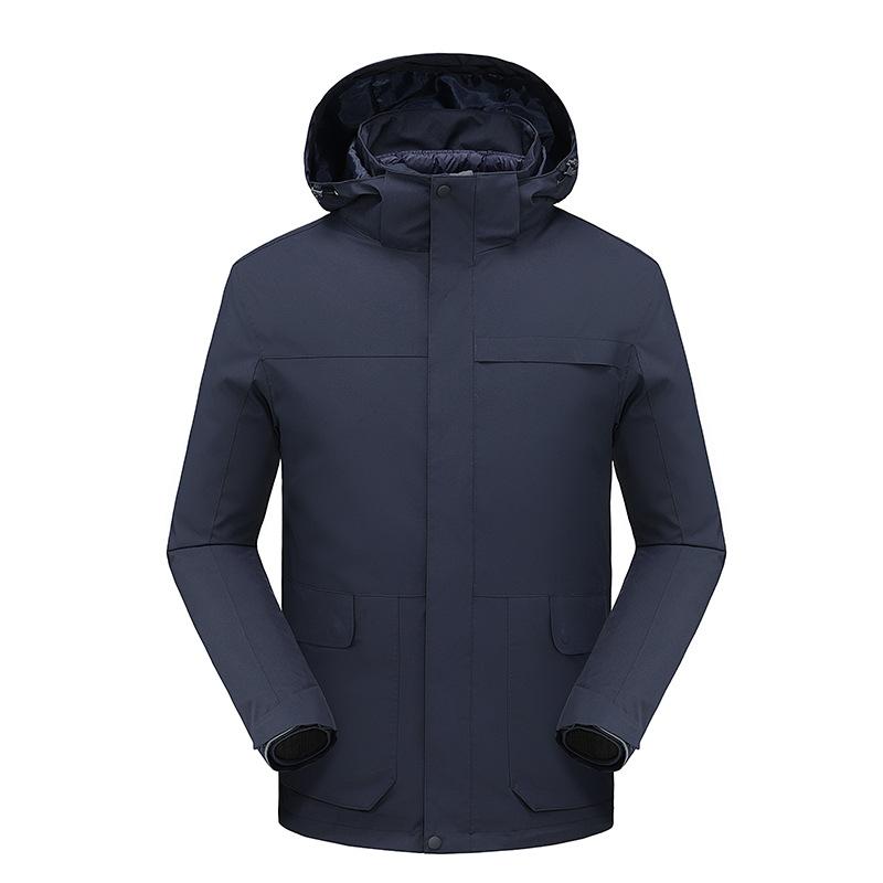 Couple Jacket Down Jacket Women's 25 New Windproof Three-in-one Removable Liner Tooling Jacket