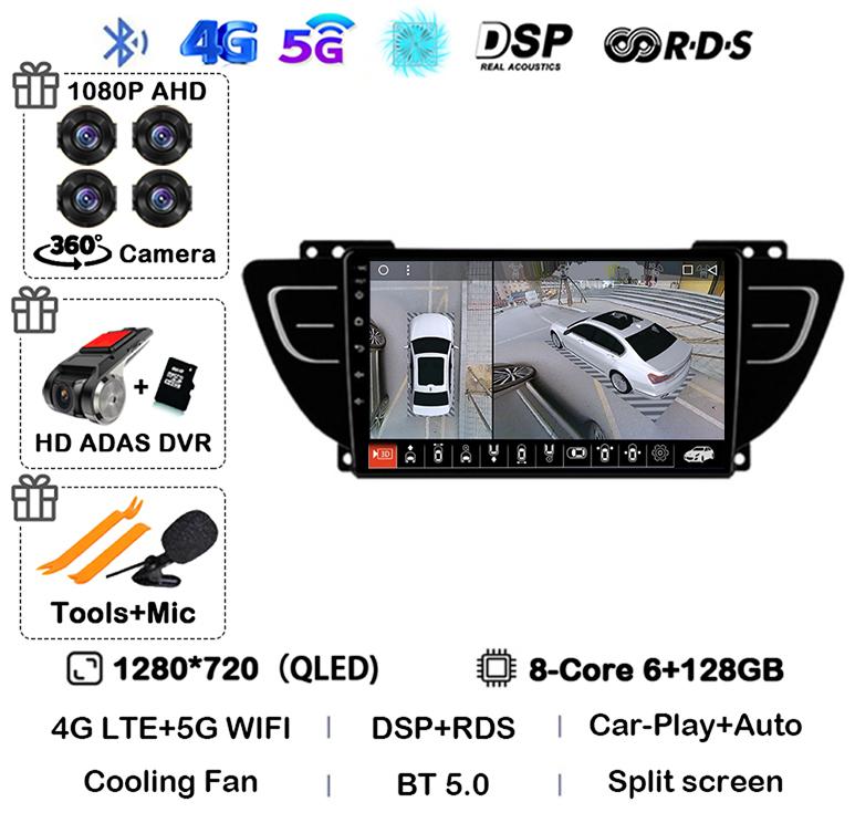 Android 14 Carplay Auto For Geely Atlas NL-3 2016 2017 2018 2019 2020 Car Radio Multimedia Video Player Navigation GPS Stereo