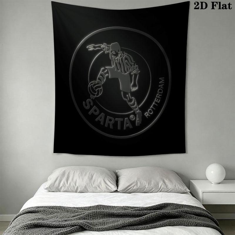 Sparta Rotterdam Wall Hanging Printed Fabric Blanket Decorative Tapestries for Bedroom Living Room Home Decor